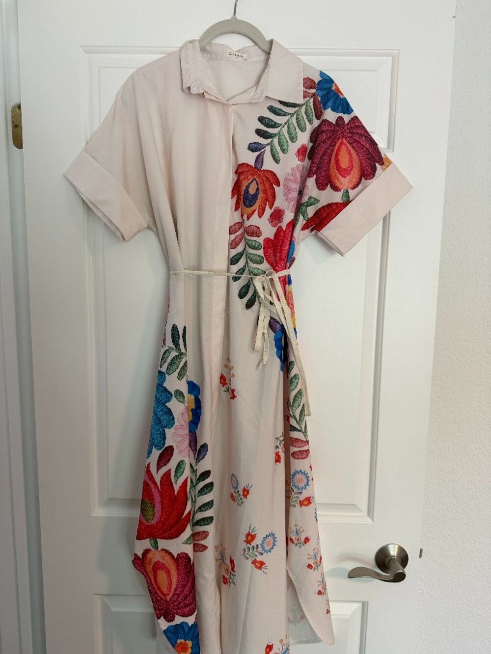 Floral Print Shirt Dress